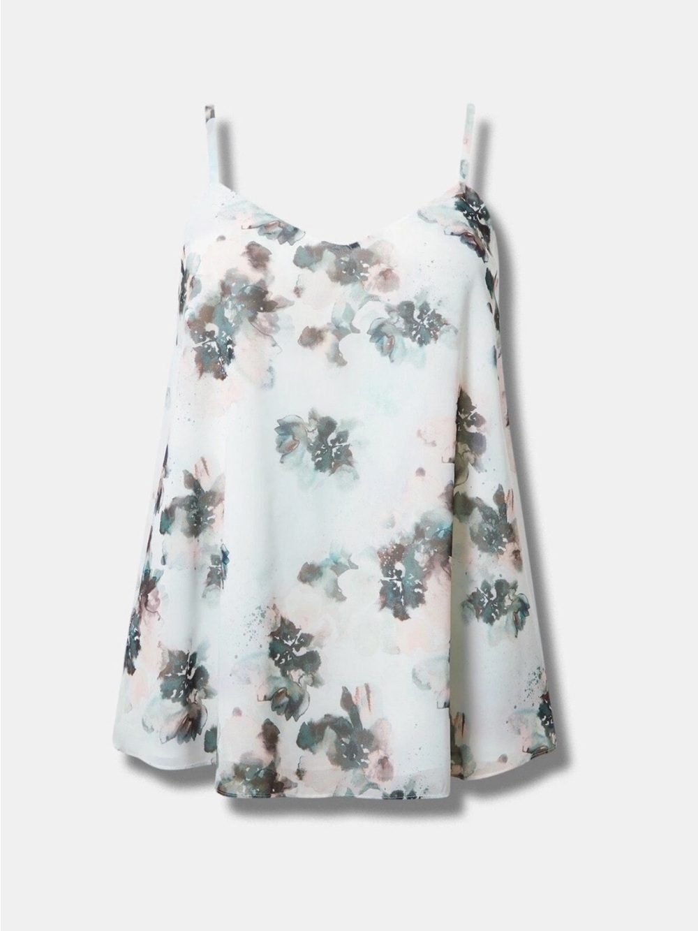 Torrid Sophie Chiffon Swing Cami Cloud Dancer NWT